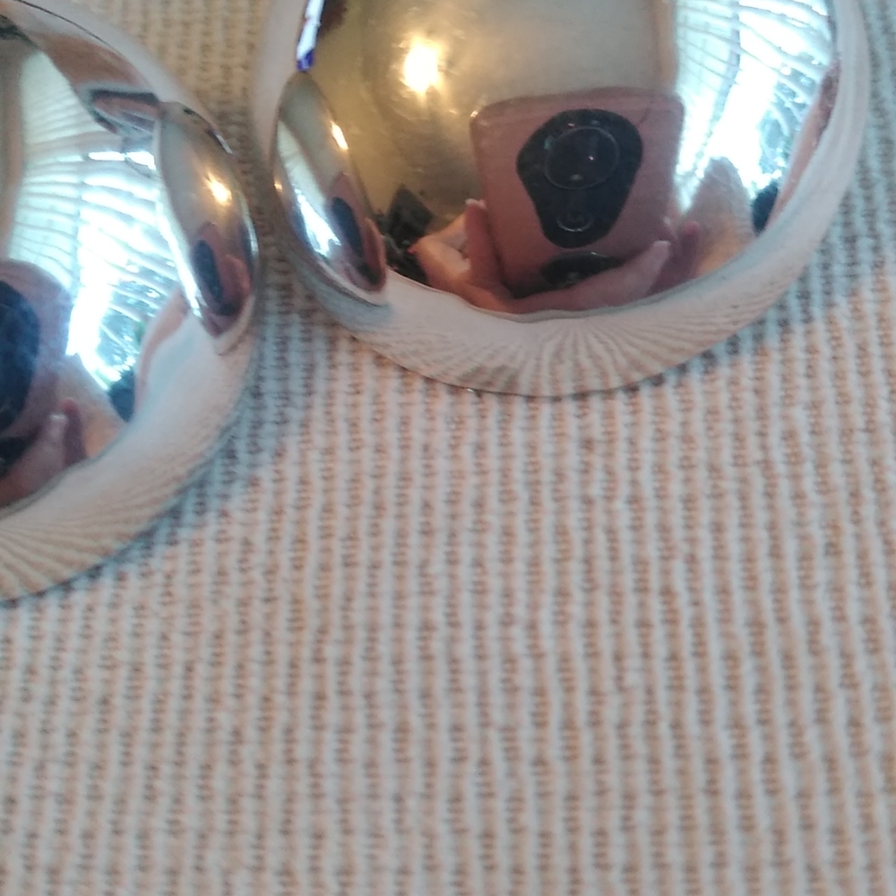 Sterling Silver Circle Earrings - image 2